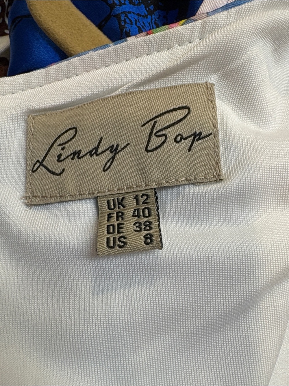 Lindy Bop Unicorn Print Sleeveless Dress - Picture 4 of 4